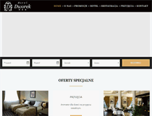 Tablet Screenshot of hoteldworek.pl